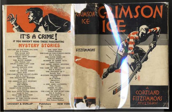 Image for Crimson ice A hockey mystery