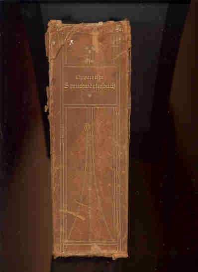 Image for GPRUCHMORTERBUCH SAMMLUNG 1907
