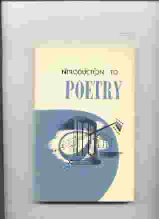 Image for INTRODUCTION TO POETRY