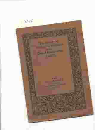Image for THE HISTORY OF THEOLOGICAL EDUCATION IN THE UNITED PRESBYTERIAN CHURCH PAMPHLET