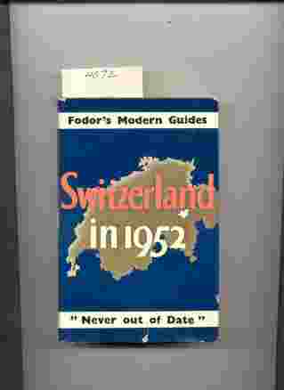 Image for SWITZERLAND IN 1952