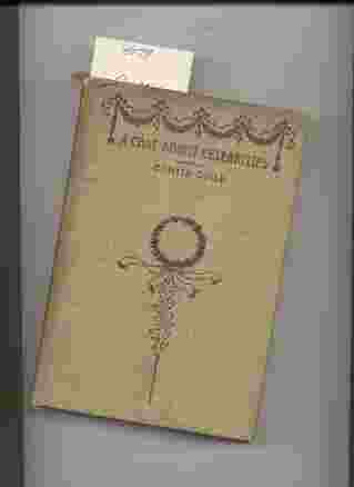 Image for A CHAT ABOUT CELEBRITIES, OR THE STORY OF A BOOK