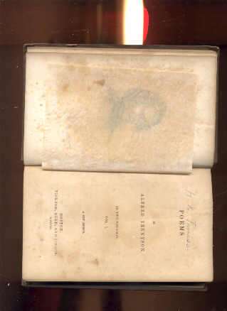 Image for POEMS BY ALFRED TENNYSON, 1852, IN TWO VOLUMES,VOL. 1