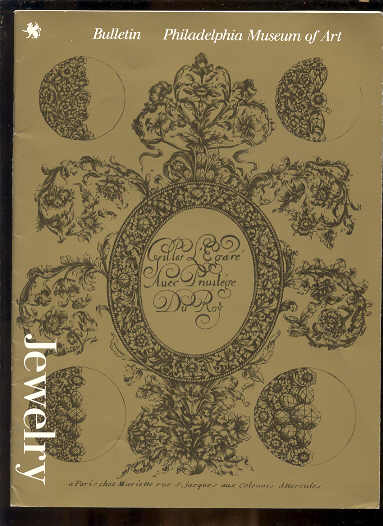 Image for JEWELRY - PHILADELPHIA MUSEUM OF ART BULLETIN - FALL 1986