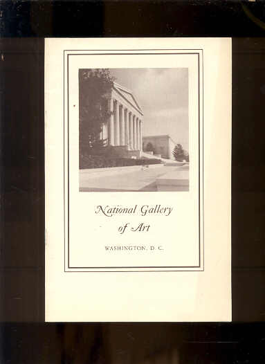 Image for NATIONAL GALLERY OF ART 1962 Guide to the Galleries
