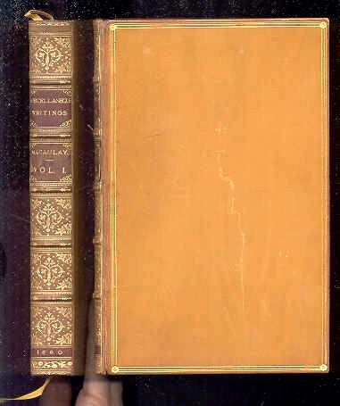 Image for THE MISCELLANEOUS WRITINGS OF LORD MACAULAY (Complete in 2 Volumes)