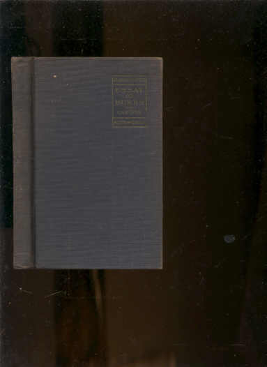 Image for ESSAY ON BURNS