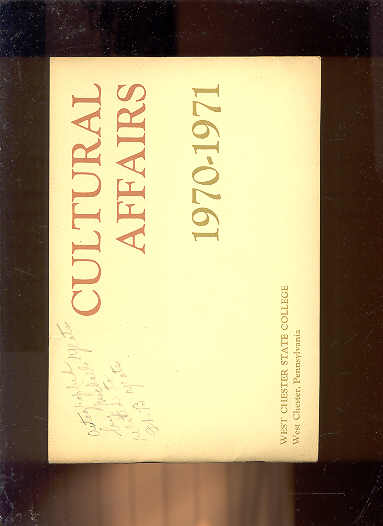 Image for CULTURAL AFFAIRS 1970-1971