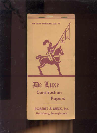 Image for NEW COLOR HARMONIZING CHART OF DELUXE CONSTRUCTION PAPERS