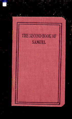 Image for SECOND BOOK OF SAMUEL Translated out of the Original Hebrew and with the Former Translations Diligently Compared and Revised