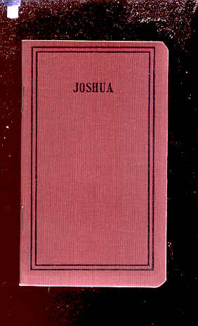 Image for BOOK OF JOSHUA Translated out of the Original Hebrew and with the Former Translations Diligently Compared and Revised