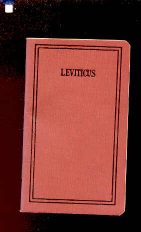 Image for THE THRID BOOK OF MOSES CALLED LEVITICUS Translated out of the Original Hebrew and with the Former Translations Diligently Compared and Revised: Set Forth in 1611 Known As the King James Version