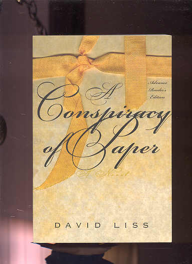 Image for A CONSPIRACY OF PAPER