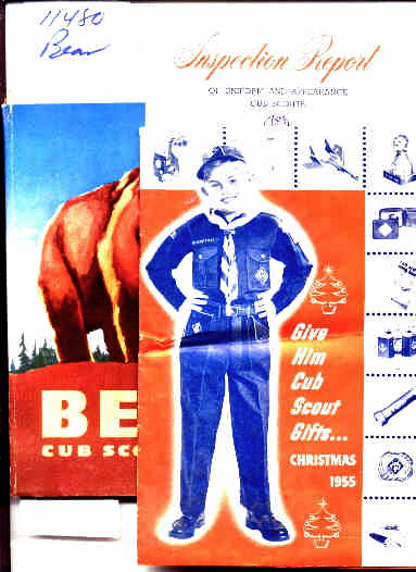 Image for BEAR CUB SCOUT BOOK Christmas and Inspection brochures