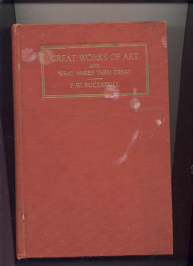 Image for GREAT WORKS OF ART AND WHAT MAKES THEM GREAT