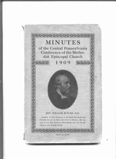 Image for THE MINUTES OF THE 41ST ANNUAL SESSION OF THE CENTRAL PENNSYLVANIAN CONFERENCE OF THE METHODIST EPIISCOPAL CHURCH