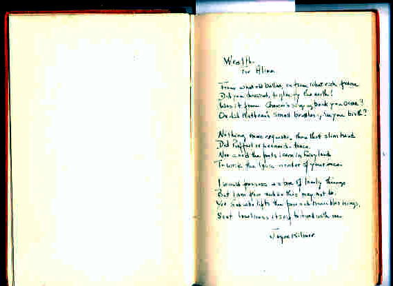 Image for VIGILS (With Holographic Poem " Wealth for Aline" by Joyce Kilmer)