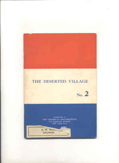 Image for THE DESERTED VILLAGE NO.2 Southern Pine Newsprint Competition