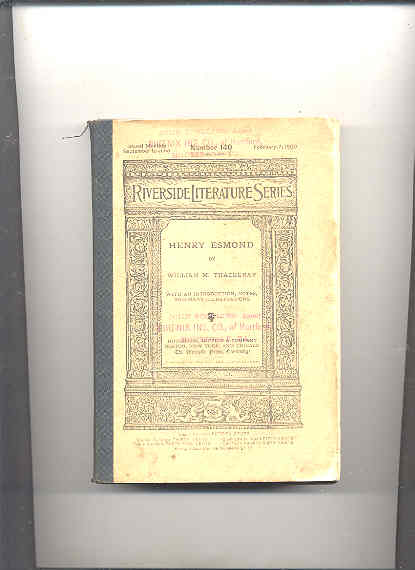 Image for WILLIAM M. THACKERAY