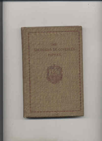Image for THE SIR ROGER DE COVERLEY PAPERS