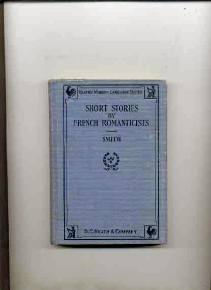 Image for SHORT STORIES BY FRENCH ROMANTICISTS