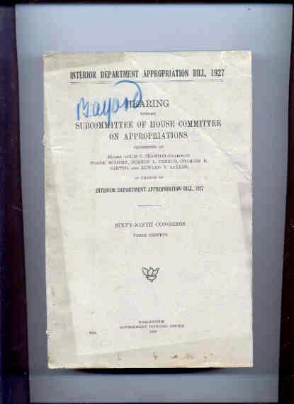 Image for HEARING BEFORE THE SUBCOMMITTEE OF HOUSE COMMITTE ON APPROPRIATIONS IN CHARGE OF V