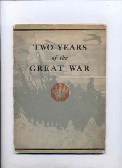 Image for TWO YEARS OF THE GREAT WAR