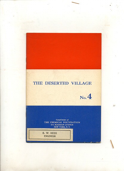 Image for THE DESERTED VILLAGE NO.4 JUNE 1934 Cui Bono