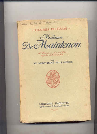 Image for MADMAE DE MAINTENON, L'NIGME DE SA VIE AUPRS DU GRAND ROI