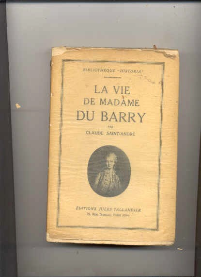 Image for LA VIE DE MADAME DU BARRY