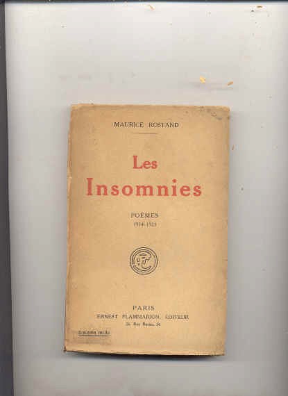 Image for LES INSOMNIES PEMES 1914-23