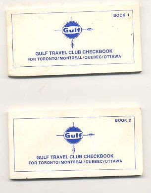 Image for GULF TRAVEL CLUB CHECKBOOK FOR TORONTO/MONTREAL/QUEBEC/OTTAWA Books 1 and 2