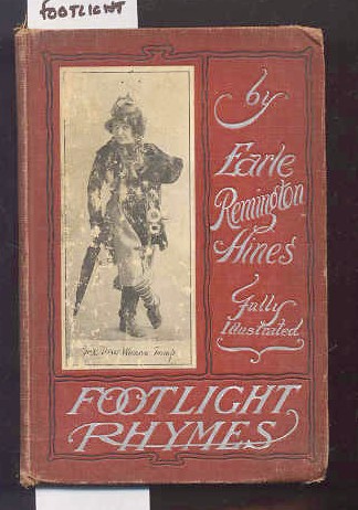 Image for FOOTLIGHT RHYMES (Theater Facsimiles)