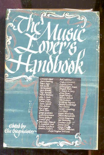 Image for THE MUSIC LOVER'S HANDBOOK