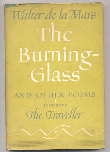 Image for THE BURNING GLASS AND OTHER POEMS , INCLUDING THE TRAVELLER
