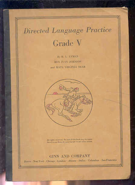 Image for DIRECTED LANGUAGE PRACTIVE GRADE V