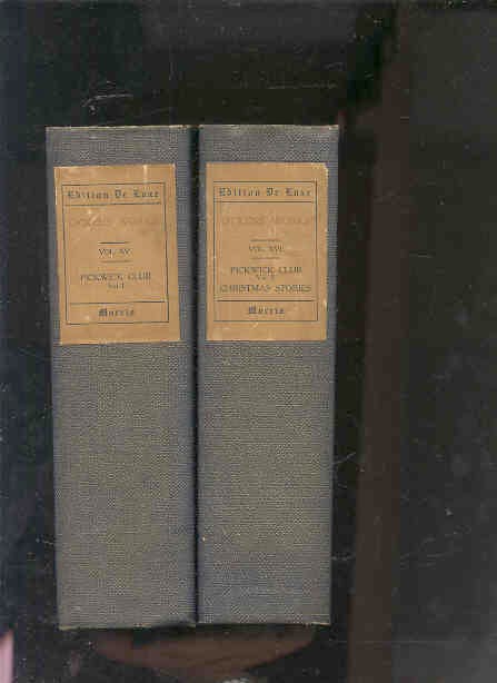 Image for POSTHUMOUS PAPERS OF THE PICKWICK CLUB, VOL IPOSTHUMOUS PAPERS OF THE PICKWICK CLUB, VOL II + CHRISTMAS STORIES 2 vols