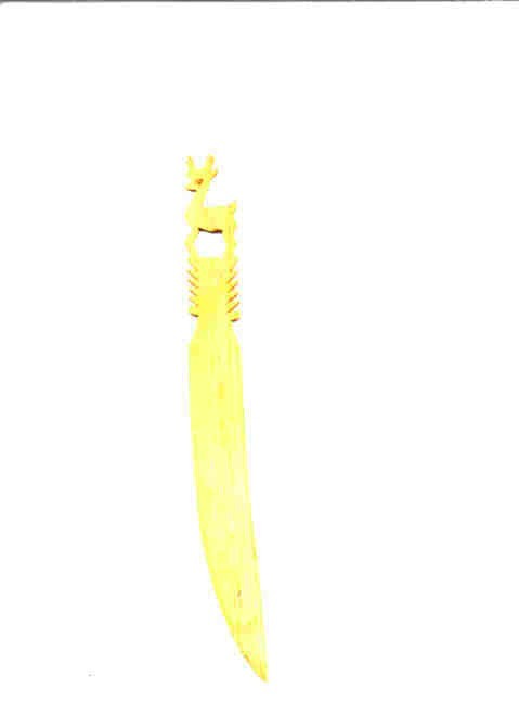 Image for WOODEN DEER BOOKMARK