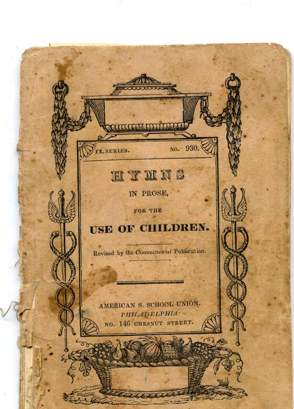 Image for HYMNS IN PROSE FOR CHILDREN IX Series No. 930 Revised by Committee of Publication