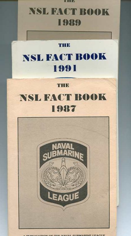 Image for THE NSL FACT BOOK, 1987, 1991, 1989 3 Annual Issues