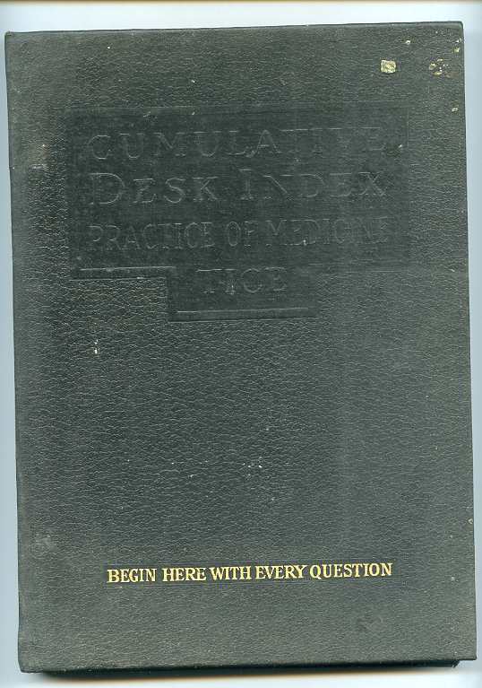 Image for PRACTICE OF MEDICINE, DESK INDEX