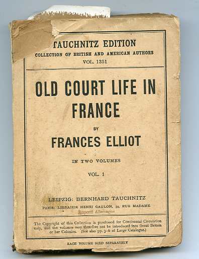 Image for OLD COURT LIFE IN FRANCE