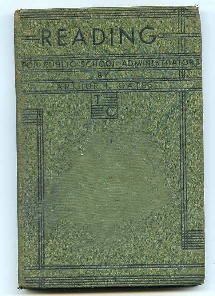 Image for READING FOR PUBLIC SCHOOL ADMINISTRATORS