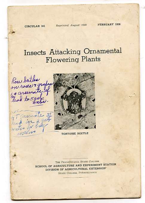 Image for INSECTS ATTACKING ORNAMENTAL FLOWERING PLANTS Circular 161 February 1936