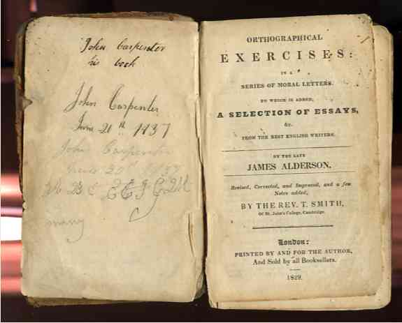 Image for ORTHOGRAPHICAL EXERCISES: IN A SERIES OF MORAL LETTERS. TO WHICH IS ADDED, A SELECTION OF ESSAYS, & C. TAKEN FROM THE BEST ENGLISH WRITERS. BY THE LATE JAMES ALDERSON... Revised, Corrected, and Improved, and a Few Notes Added by the Rev. T. Smith