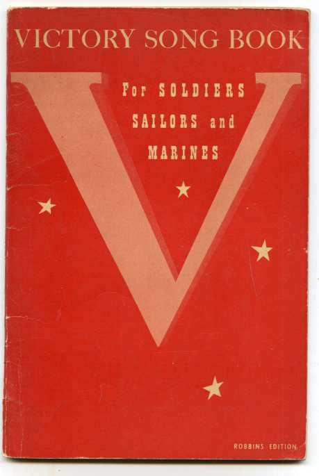Image for VICTORY SONG BOOK FOR SOLDIERS, SAILORS AND MARINES
