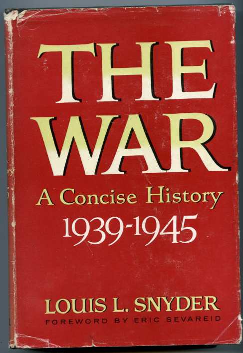 Image for THE WAR, A CONCISE HISTORY 1939-1945