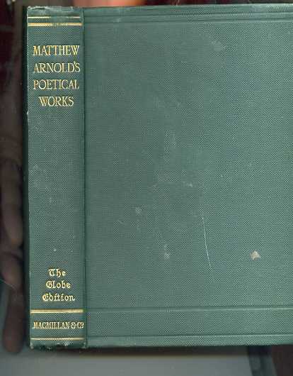 Image for MATTHEW ARNOLD'S POETICAL WORKS
