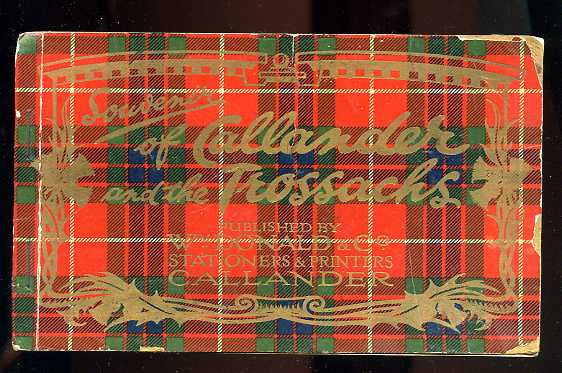 Image for SOUVENIR OF CALLANDER AND THE TROSSACKS
