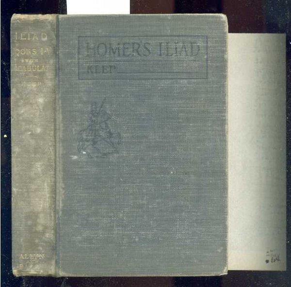 Image for THE ILIAD OF HOMER BOOKS I TO V1 (With Foldout Facsimile Manuscript on Onionskin)